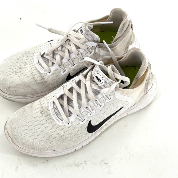 Nike Free RN 2018 Running Shoes 7.5 White 942836-100 Sneakers - Picture 4 of 6